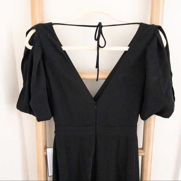 J. Crew Felicity Floor Length Black Gown Size 00 - Picture 3 of 7